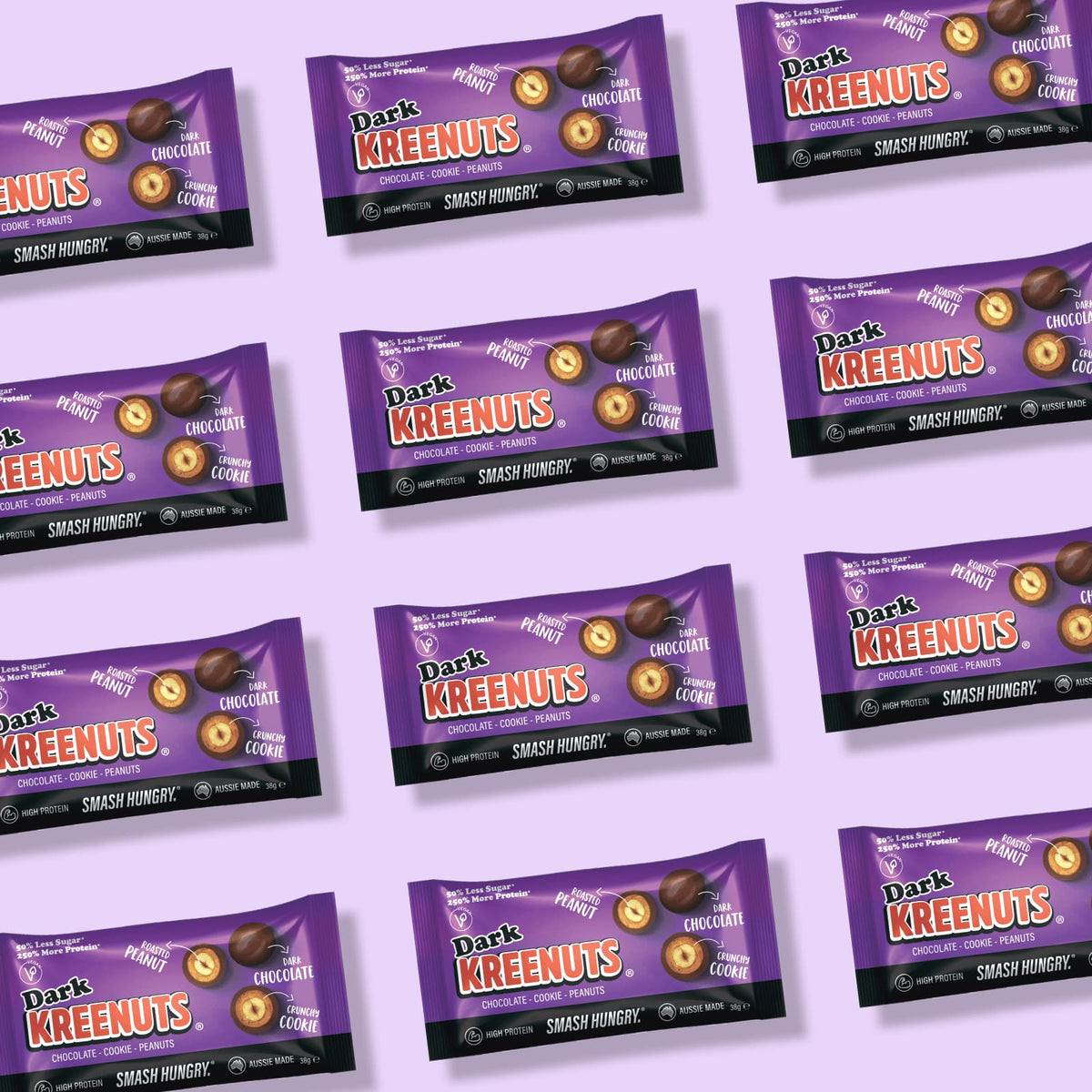 Dark Chocolate KREENUTS® 12 bag multipack — no palm oil, no artificial nasties