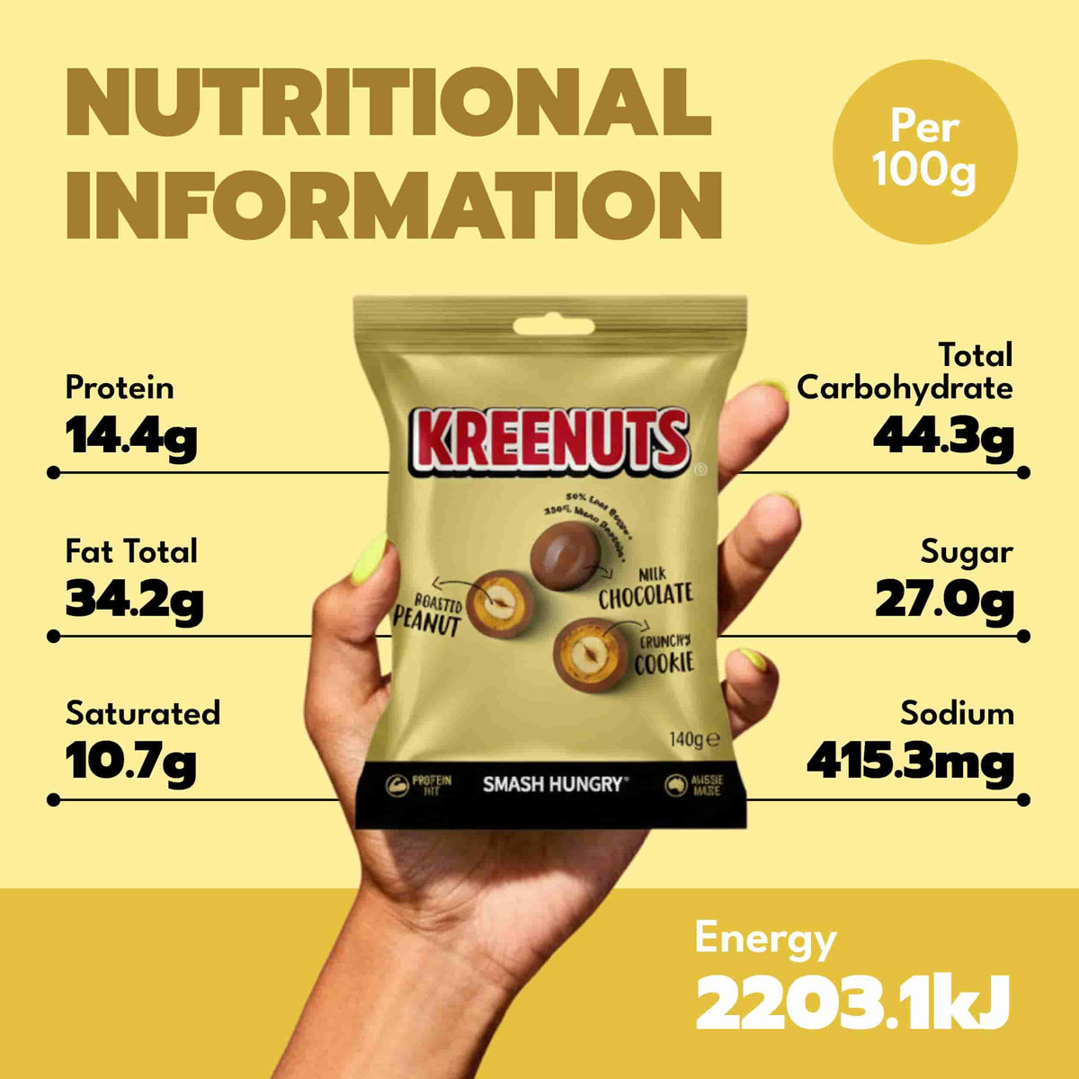 Milk Chocolate KREENUTS® 140g - KREENUTS